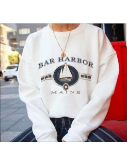 Men's round neck cotton sweatshirt HF0811-04-04