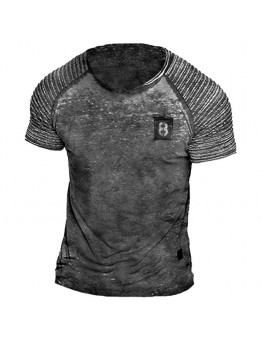 Pure color T-shirt casual sports fashion short sleeve HF3014-03-02